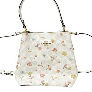Coach Small Town Bucket Bag Signature Mystical Floral Shoulder Bag LIKE NEW